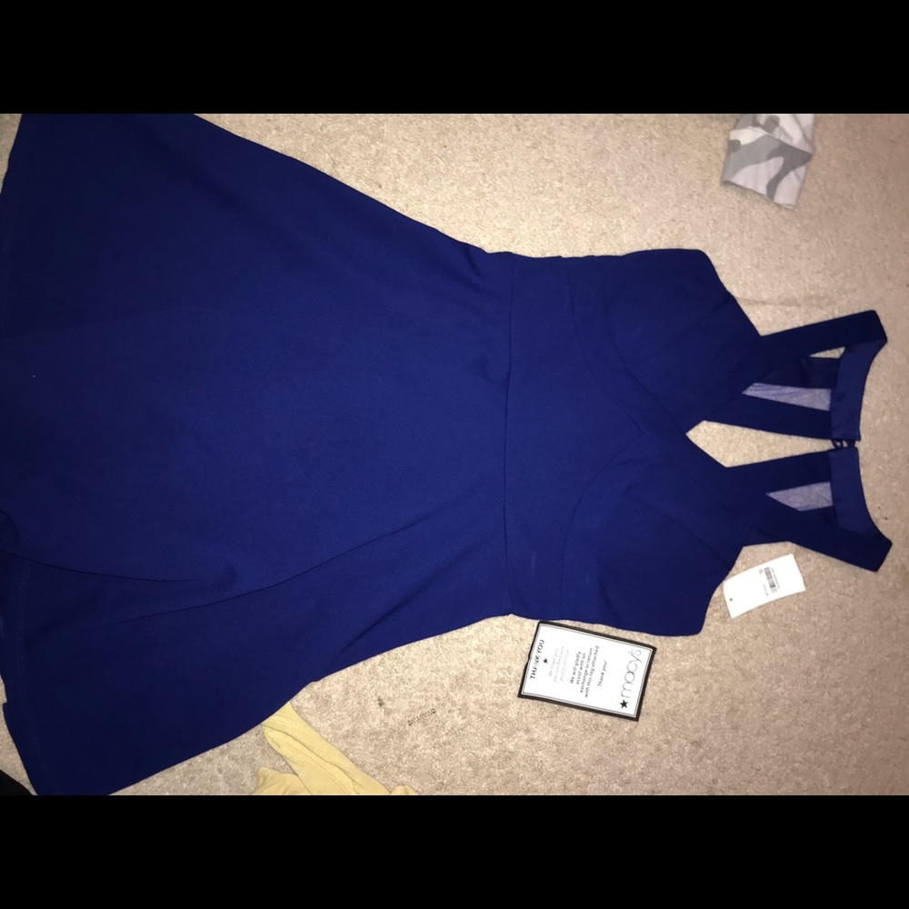 Royal blue homecoming dress